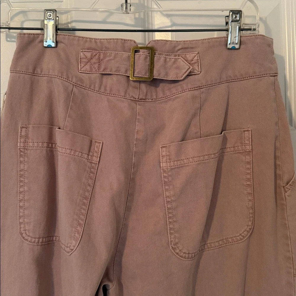 Joie Wide Leg Utility Pants in Mauve
